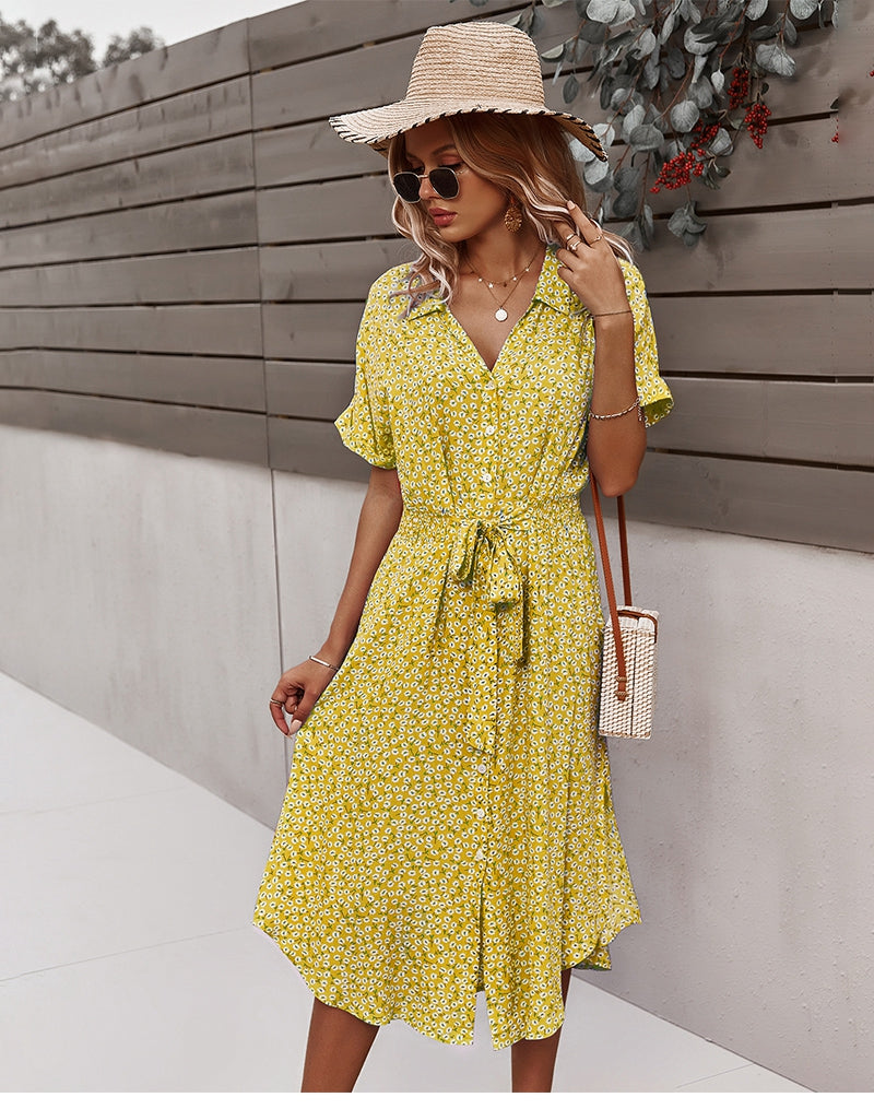 Long Sleeve Floral Dress