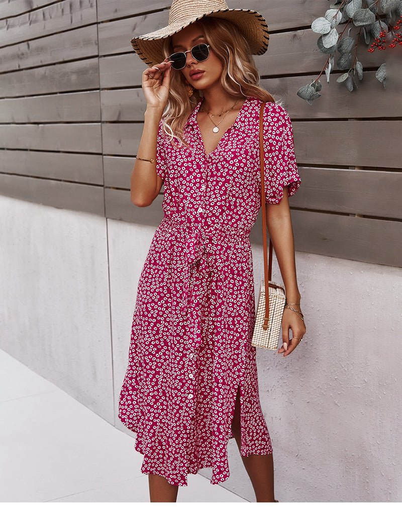 Long Sleeve Floral Dress