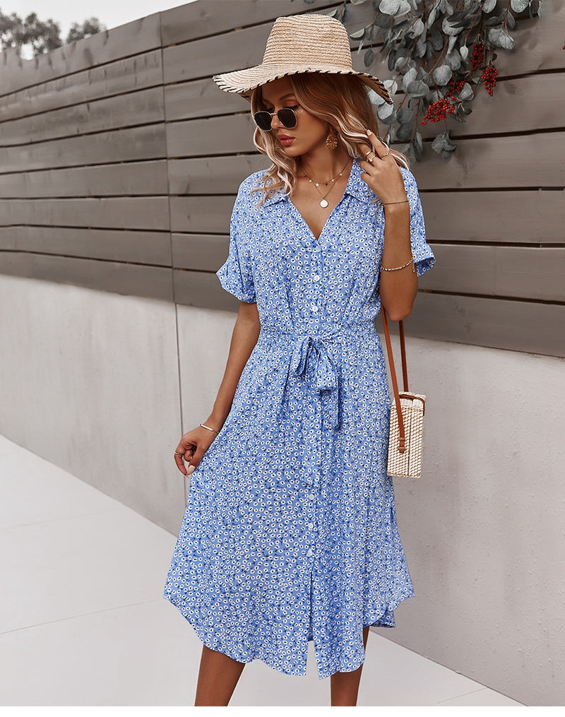 Long Sleeve Floral Dress