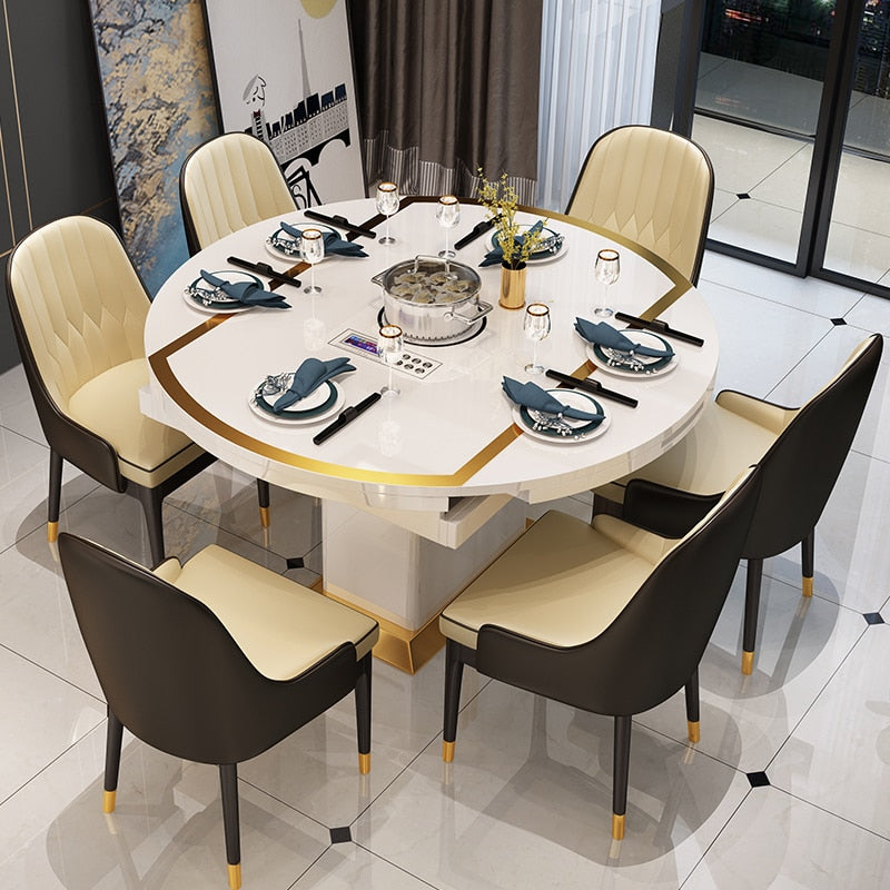 Round modern cooking Table