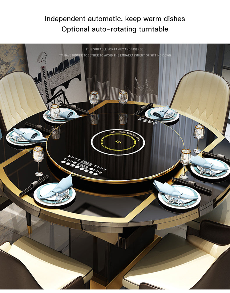 Round modern cooking Table