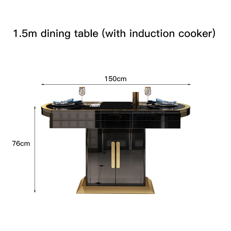 Round modern cooking Table