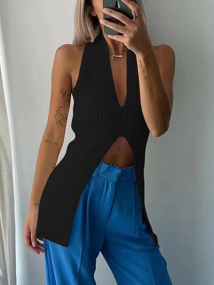 Tank Top Knitted