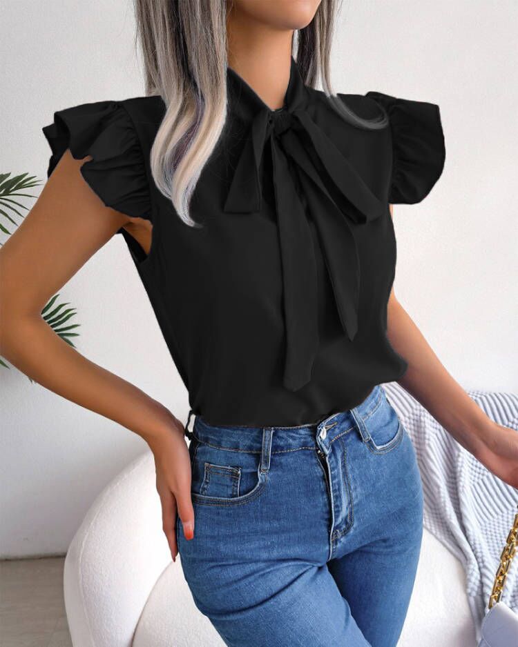 Blouse Flying Sleeve